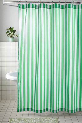 Blue Stripe Shower Curtain