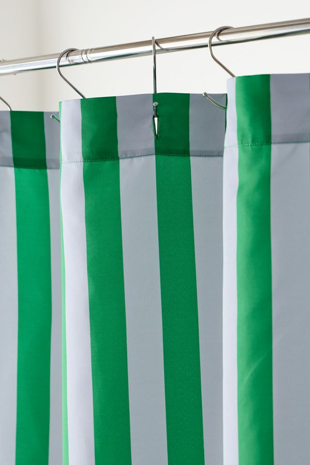 Blue Stripe Shower Curtain #1