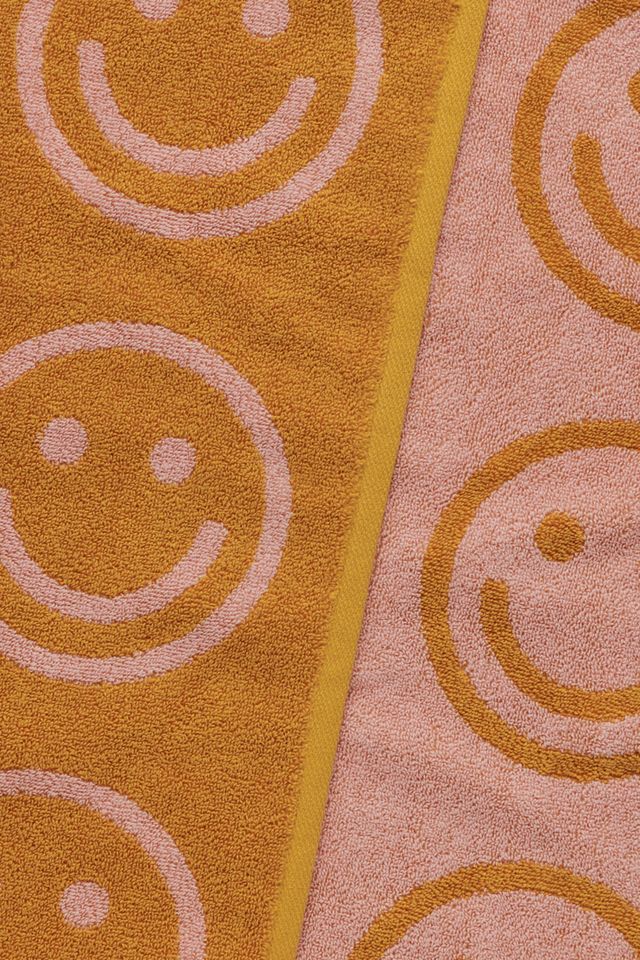BAGGU Peach Happy Bath Towel #2