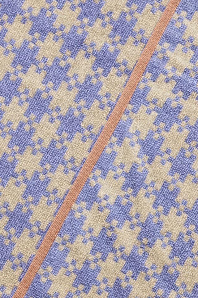BAGGU Pixel Gingham Bath Towel #2