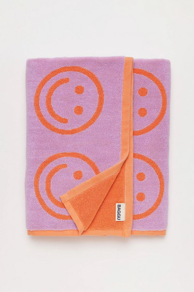 Serviette de bain joyeuse BAGGU lilas #5