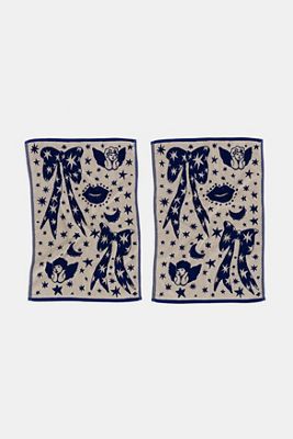BAGGU Cherub Bows Hand Towels 2-Pack