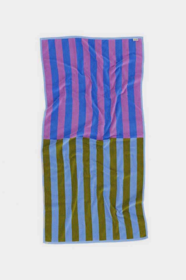 BAGGU Cabana Stripe Bath Towel #1