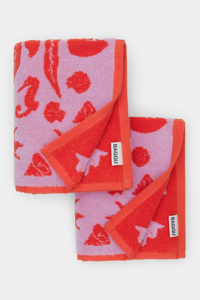 BAGGU Sea Shells Hand Towels 2-Pack #3