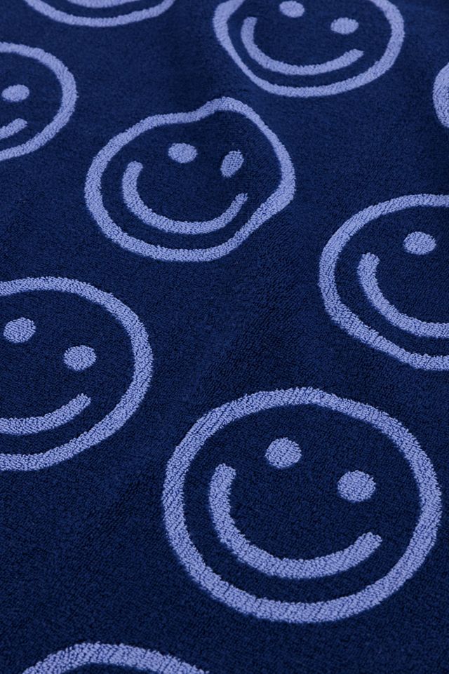 BAGGU Asciugamano da Bagno Blue Happy #3