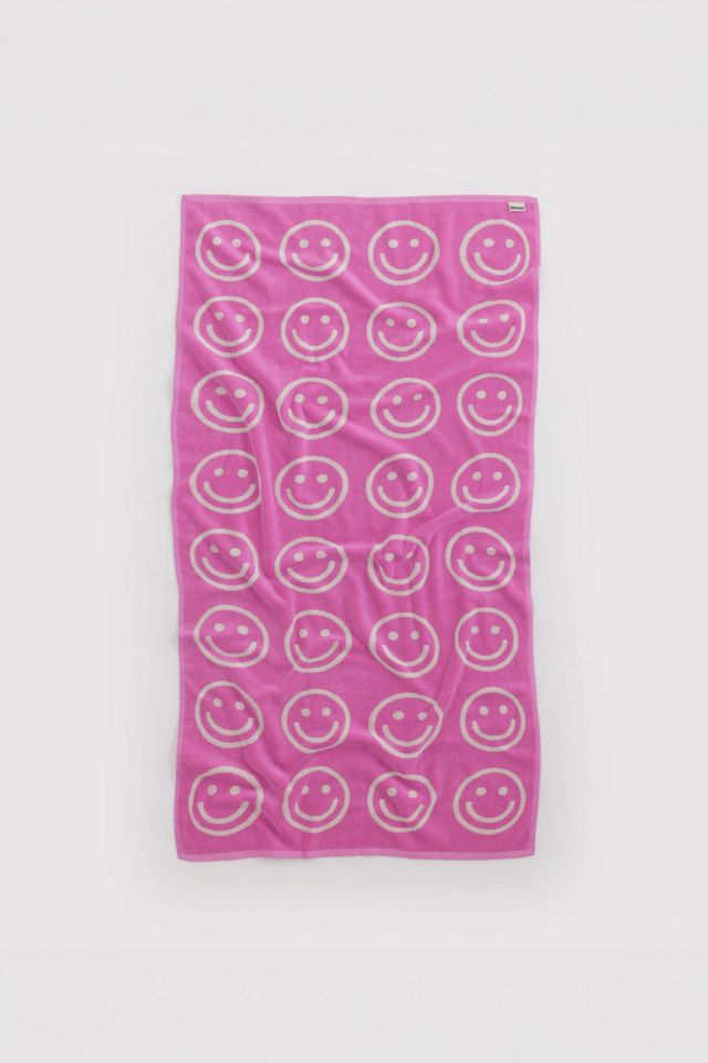 Toalla de Baño Rosa Happy BAGGU #1
