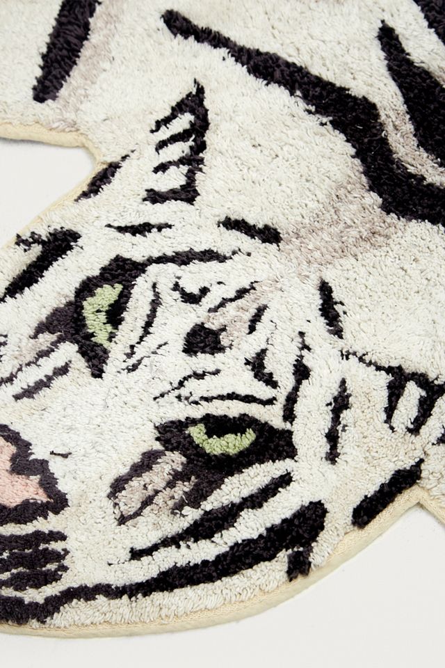 Snow Tiger Bath Mat #1