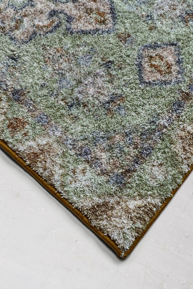 Genevieve Sage Green Runner Tappetino da bagno #1