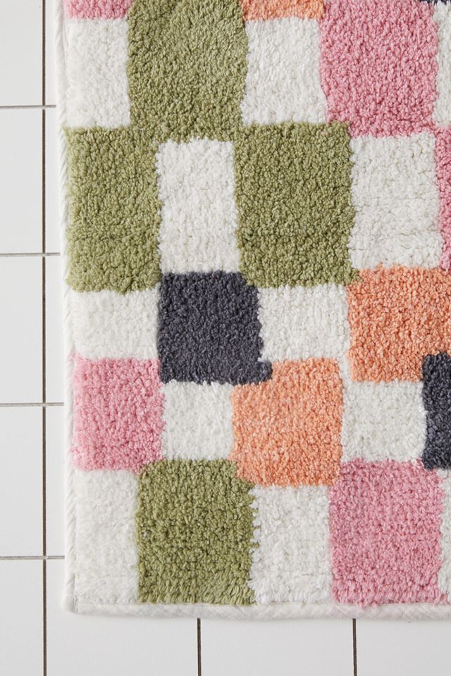 Louis Checkerboard Bath Mat  #2