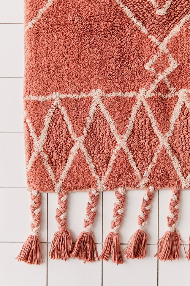 Südwestlicher Terracotta Läufer Badematte #3