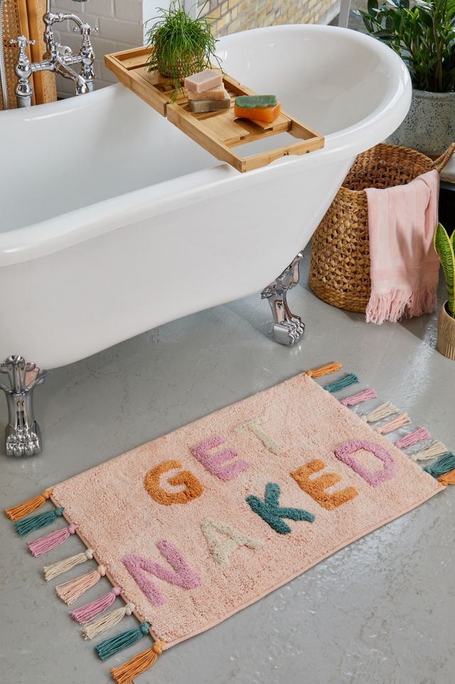 Pastel Get Naked Tassel Bath Mat