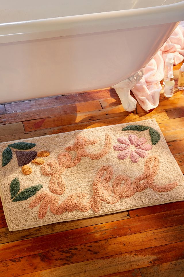 Get Naked Floral Bath Mat | Urban Outfitters UK