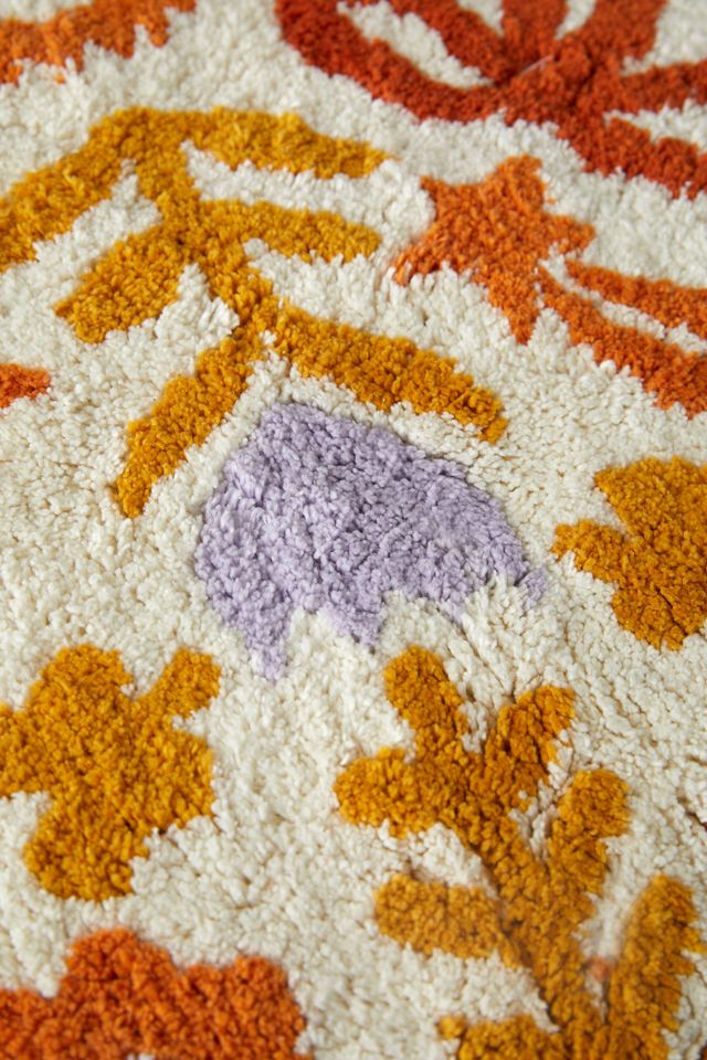 Ornate Orange Tiger Bath Mat | Urban Outfitters UK