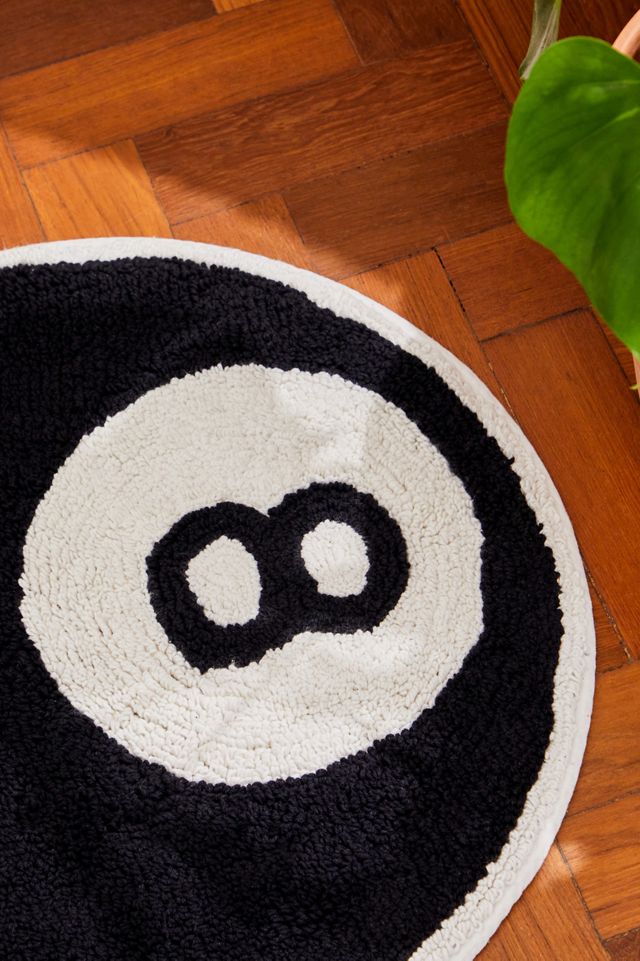 Black 8 Ball Bath Mat  #1
