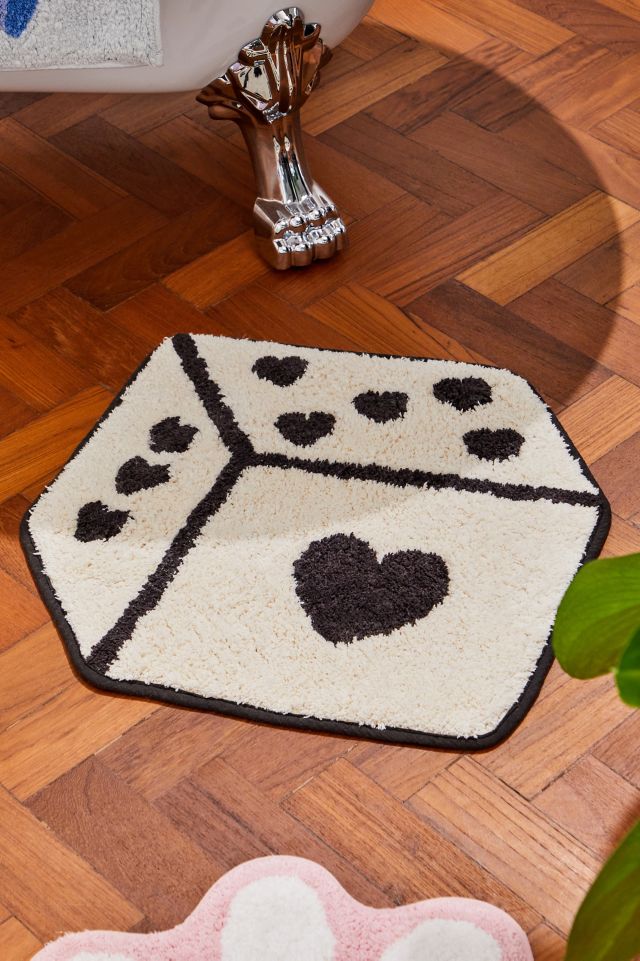 Black & White Dice 2x2 Rug | Urban Outfitters UK