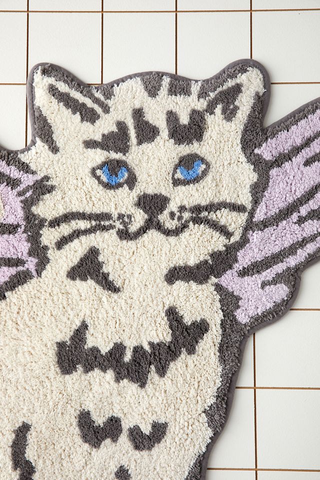 Cat Cherub Bath Mat #3
