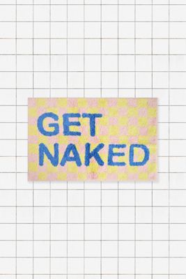 Get Naked Checkerboard Bath Mat