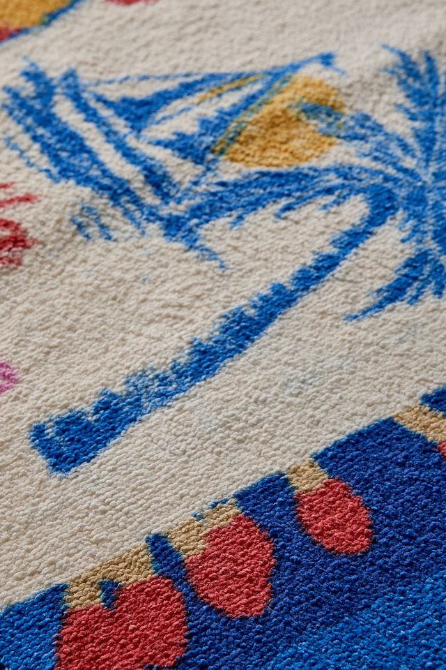 Tequila Sunrise Bath Mat #2
