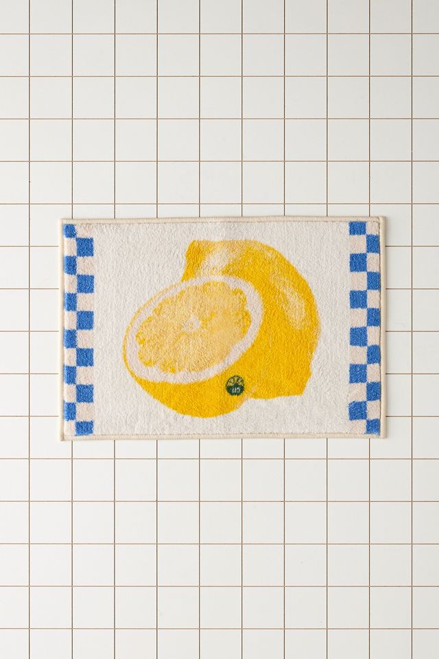 Tapis de bain citron #1