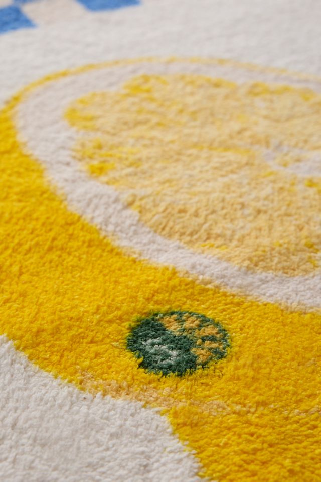 Tapis de bain citron #2