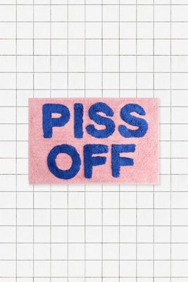 Pink P*ss Off Bath Mat