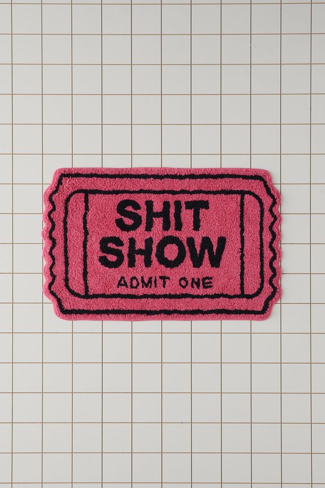 Tapete de Baño Pink Sh*t Show #1