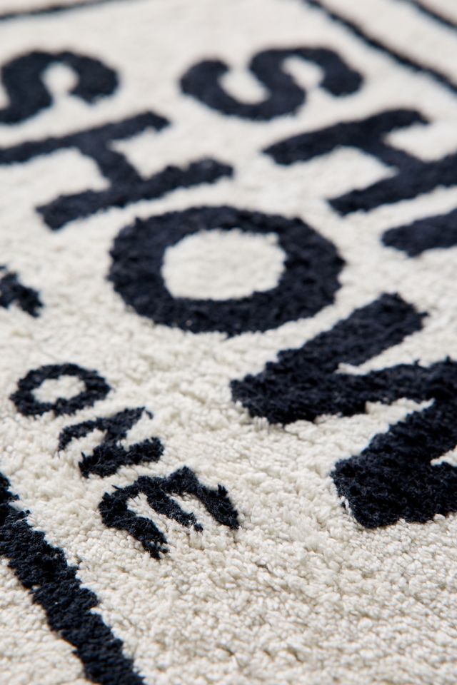 Alfombra de Baño Black and White Sh*t Show #3