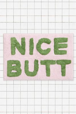 Tapis de bain Pink & Sage Nice Butt