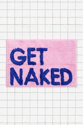 Pink & Blue Get Naked Bath Mat