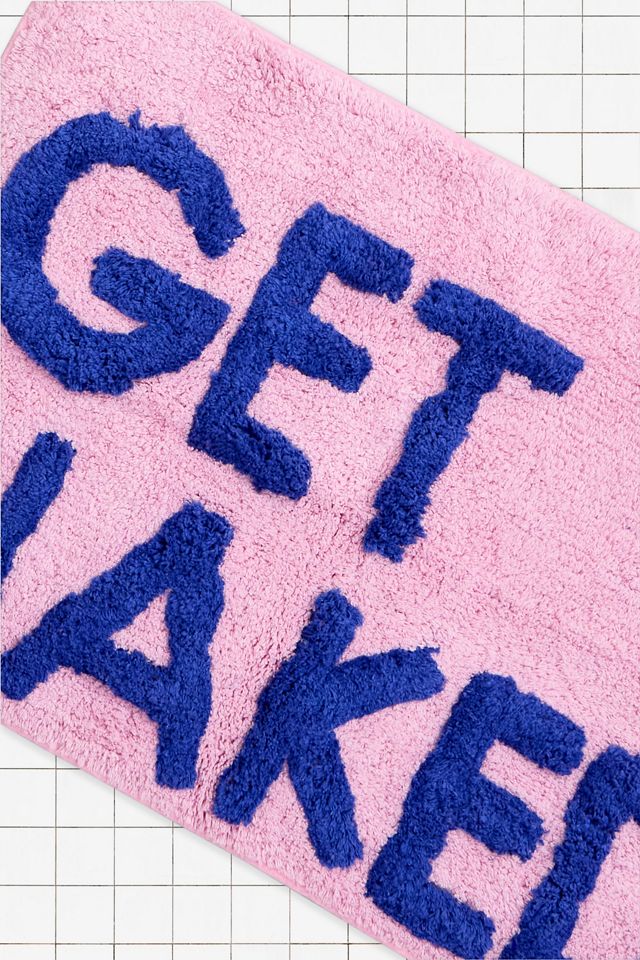 Pink & Blue Get Naked Bath Mat #1