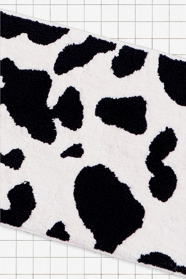 Cow Print Mini Bath Mat #1