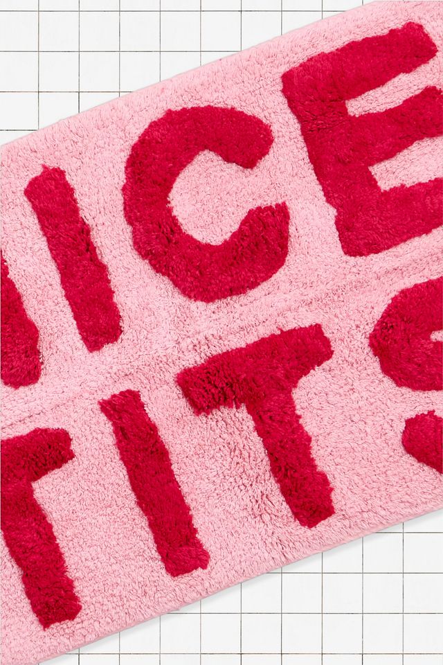 Alfombrilla de Baño Pink & Red Nice Tits #1