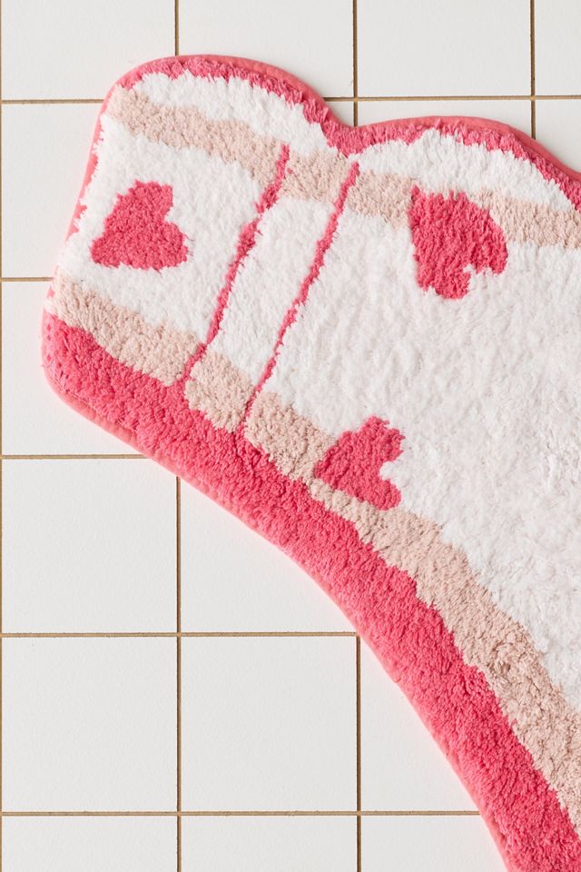 Heart Undies Bath Mat #3