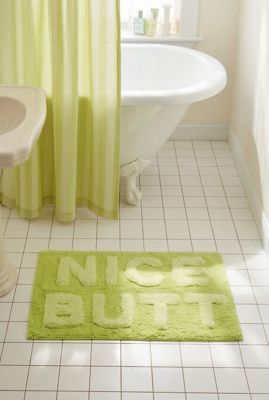 Lime Nice Butt Bath Mat