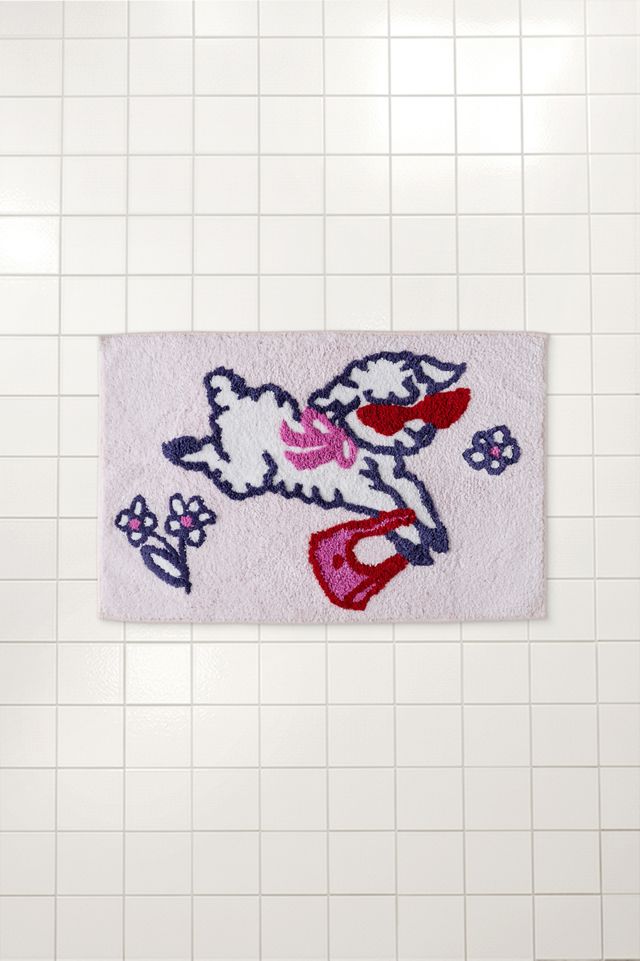 Sassy Lamb Bath Mat #1