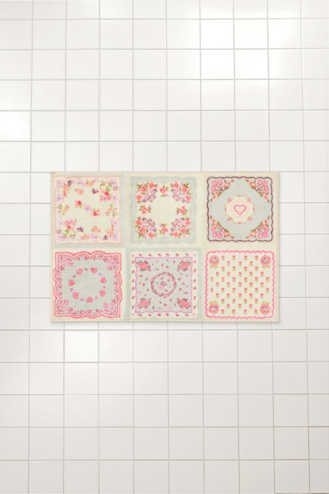Tapete de Baño de Patchwork Hankie #1