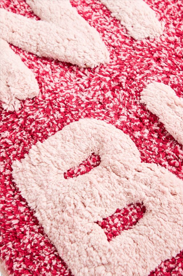 Speckle Pink Nice Butt Bath Mat #1