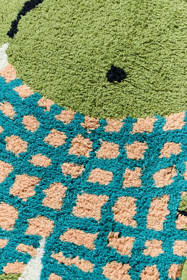 Frog Runner Bath Mat #1