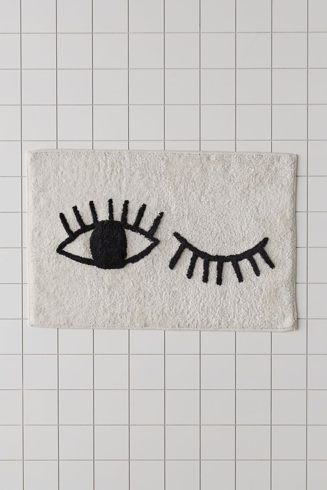 Winking Eye Bath Mat | Urban Outfitters UK