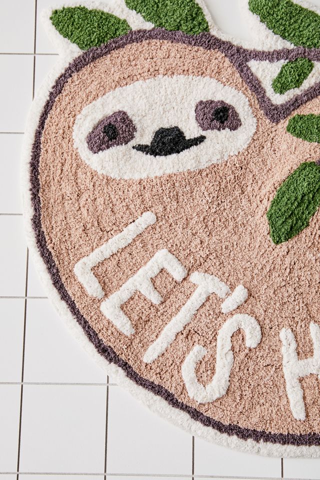 Sloth Let’s Hang Bath Mat #2