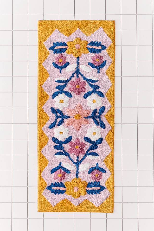 Molly Folkloristisch Floral Badematte #1