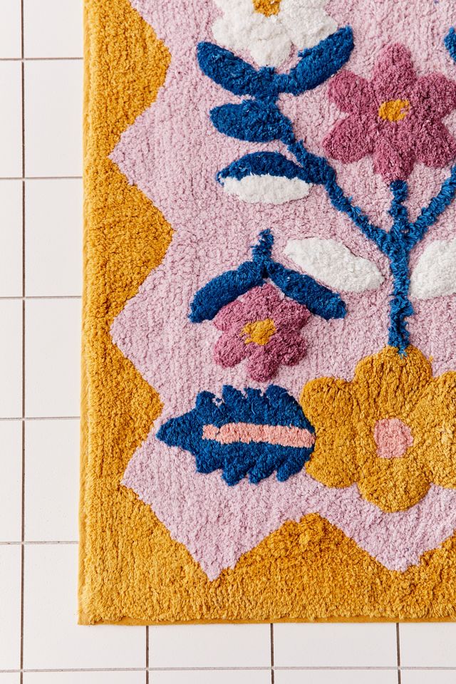 Molly Folkloristisch Floral Badematte #2