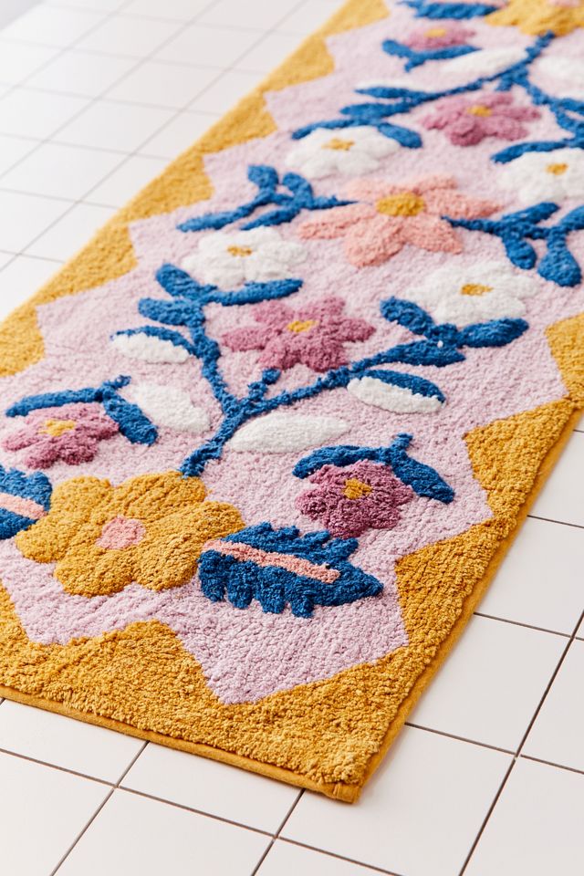 Molly Folkloristisch Floral Badematte #3