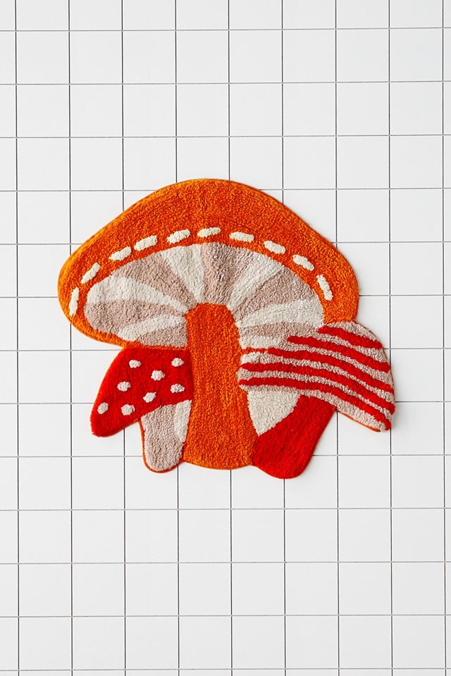 Mushroom Bath Mat #1