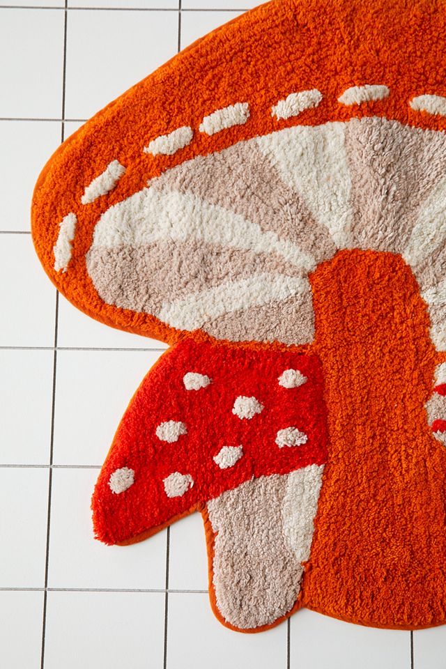 Mushroom Bath Mat #3