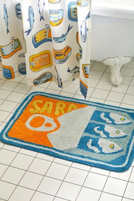 Sardines Bath Mat