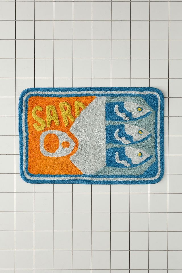Alfombra de Baño Sardinas #1