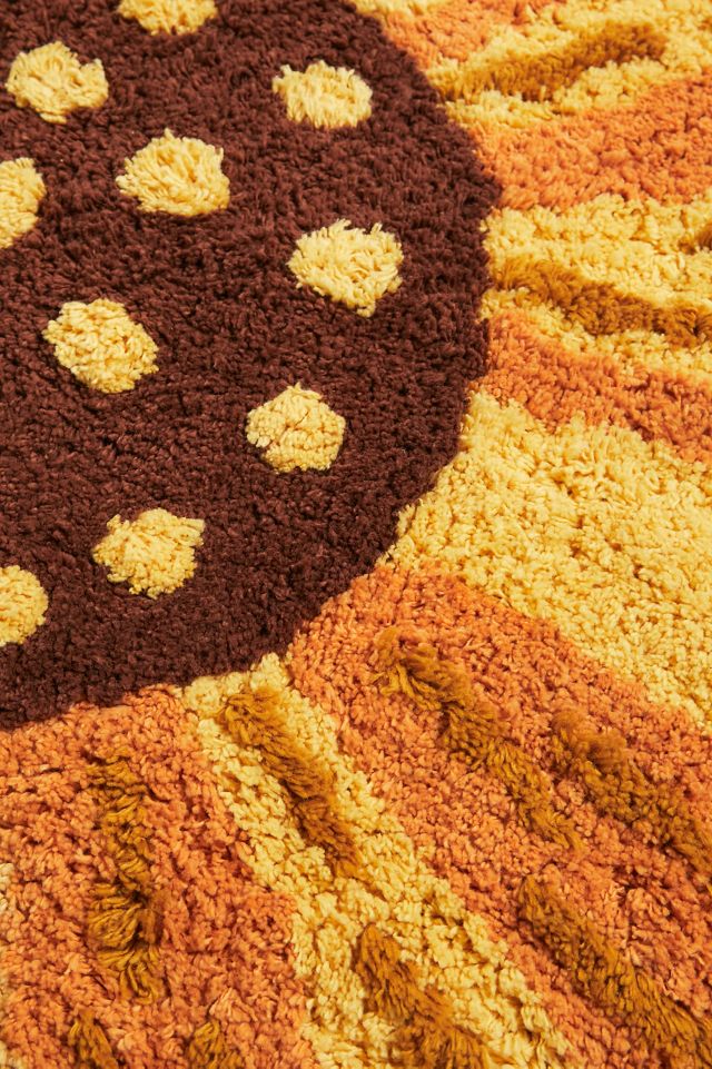 Sunflower Bath Mat  #1
