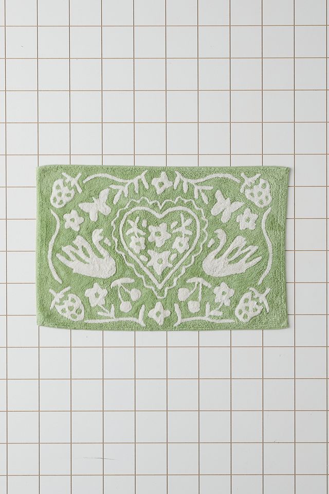 Green Mariya Bath Mat #1