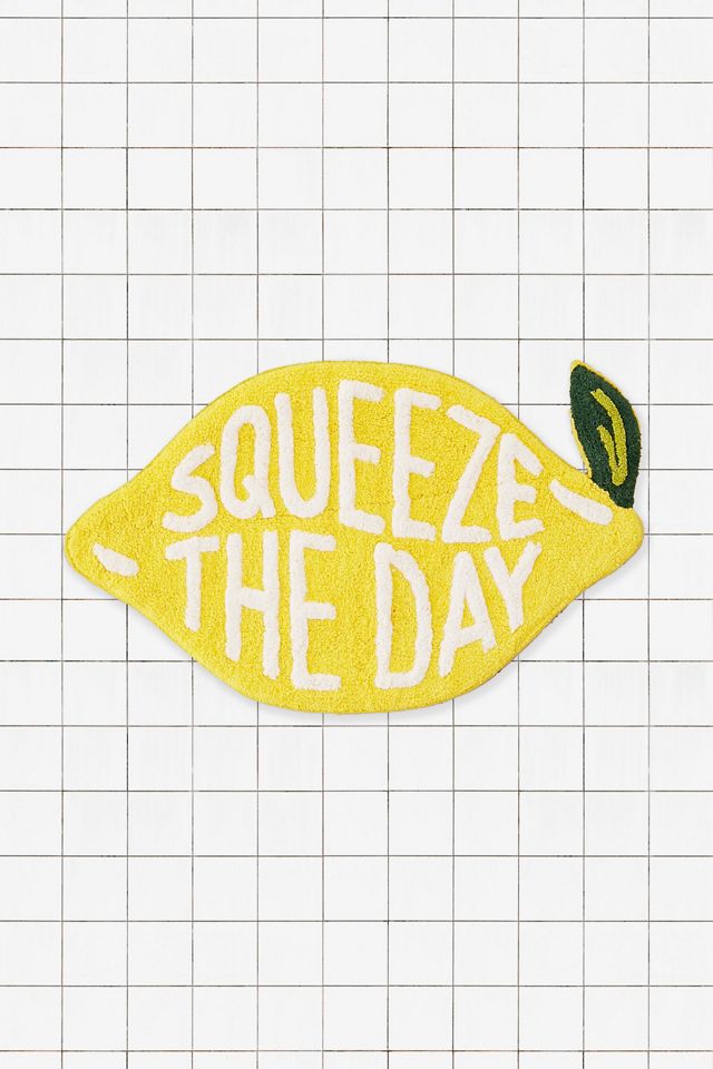 Squeeze The Day Bath Mat #1